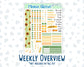 Kit 0277 - A5 - Daily Duo - Weekly Kit - August - Sunflower Drama Club