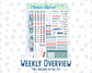 Kit 0247 - A5 - Daily Duo - Weekly Kit - December - Snow Day Adventures