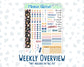 Kit 0248 - A5 - Daily Duo - Weekly Kit - January - Midnight Countdown