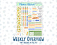 Kit 0229 - A5 - Daily Duo - Weekly Kit - August - Golden Faces