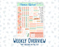 Kit 0278 - A5 - Daily Duo - Weekly Kit - August - Oops, All Peaches