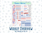 Kit 0273 - A5 - Daily Duo - Weekly Kit - July - Americana In Bloom