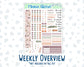 Kit 0293 - A5 - Daily Duo - Weekly Kit - September - Fleur de Provence