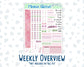 Kit 0253 - A5 - Daily Duo - Weekly Kit - February - Rosy Daydreams
