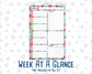 Kit 0276 - A5 - Daily Duo - Weekly Kit - July - Melon Crush