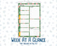Kit 0226 - A5 - Daily Duo - Weekly Kit - July - Tropical Whimsy