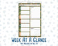 Kit 0242 - A5 - Daily Duo - Weekly Kit - November - Cottage Autumn