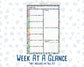 Kit 0267 - A5 - Daily Duo - Weekly Kit - May - Flowers For Mama