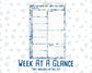 Kit 0249 - A5 - Daily Duo - Weekly Kit - January - Icy Lace