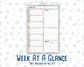 Kit 0261 - A5 - Daily Duo - Weekly Kit - April - Llama Spring