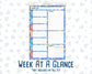 Kit 0268 - A5 - Daily Duo - Weekly Kit - June - Sea Sweeties