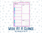 Kit 0230 - A5 - Daily Duo - Weekly Kit - August - School Daze