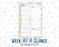 Kit 0279 - A5 - Daily Duo - Weekly Kit - August - Not Ready For School