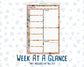 Kit 0243 - A5 - Daily Duo - Weekly Kit - November - Boho Autumn
