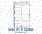 Kit 0224 - A5 - Daily Duo - Weekly Kit - July - Patriotic Parade