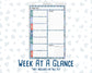 Kit 0247 - A5 - Daily Duo - Weekly Kit - December - Snow Day Adventures
