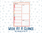 Kit 0254 - A5 - Daily Duo - Weekly Kit - February - Valentine Village