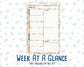 Kit 0300 - A5 - Daily Duo - Weekly Kit - October - Autumn Stroll