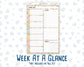 Kit 0280 - A5 - Daily Duo - Weekly Kit - Half Past Six In August