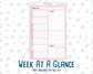 Kit 0262 - A5 - Daily Duo - Weekly Kit - April - Spring Puffs