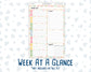 Kit 0260 - A5 - Daily Duo - Weekly Kit - April - Pastel Egg Hunt