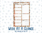 Kit 0296 - A5 - Daily Duo - Weekly Kit - September - Coffee Break