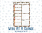 Kit 0298 - A5 - Daily Duo - Weekly Kit - October - Velvet Bloom