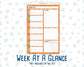 Kit 0233 - A5 - Daily Duo - Weekly Kit - September - Cinnamon Days