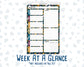 Kit 0304 - A5 - Daily Duo - Weekly Kit - November - Autumn In Bloom