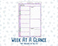 Kit 0263 - A5 - Daily Duo - Weekly Kit - April - Lavender Drift