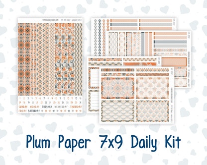 Kit 0237 - 7x9 - Plum Paper Daily - Weekly Kit - October - Forest Folk