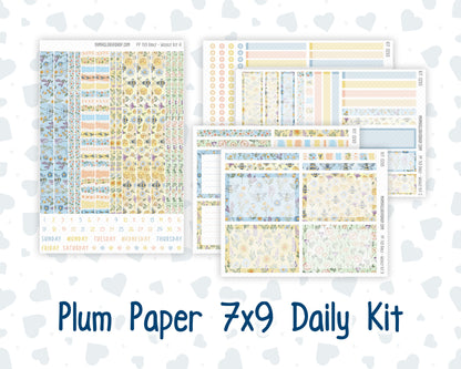 Kit 0265 - 7x9 - Plum Paper Daily - Weekly Kit - May - Honeybee Sky