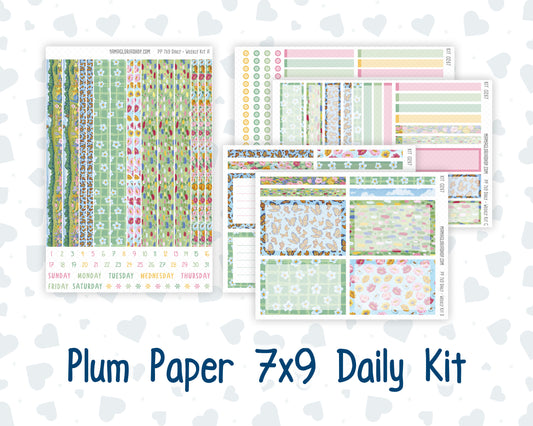 Kit 0267 - 7x9 - Plum Paper Daily - Weekly Kit - May - Flowers For Mama