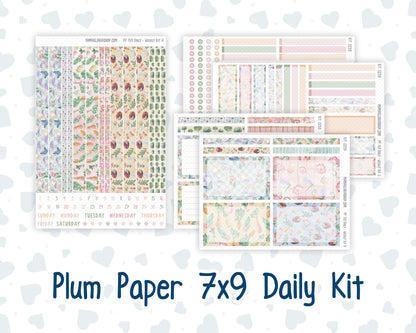 Kit 0259 - 7x9 - Plum Paper Daily - Weekly Kit - March - Spring Garden Chores