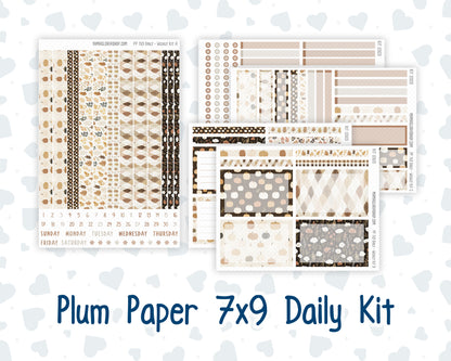 Kit 0303 - 7x9 - Plum Paper Daily - Weekly Kit - November - Into The Woods