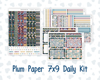 Kit 0304 - 7x9 - Plum Paper Daily - Weekly Kit - November - Autumn In Bloom