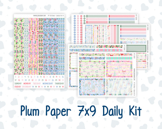 Kit 0306 - 7x9 - Plum Paper Daily - Weekly Kit - December - Jolly Mischief