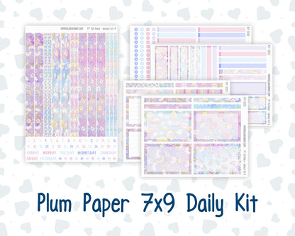 Kit 0252 - 7x9 - Plum Paper Daily - Weekly Kit - February - Tokyo Candy Cloud