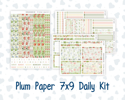Kit 0295 - 7x9 - Plum Paper Daily - Weekly Kit - September - Apple Harvest
