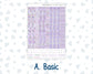 Kit 0263 - 7x9 - Plum Paper Daily - Weekly Kit - April - Lavender Drift