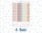 Kit 0293 - 7x9 - Plum Paper Daily - Weekly Kit - September - Fleur de Provence