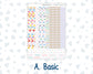 Kit 0225 - 7x9 - Plum Paper Daily - Weekly Kit - July - Carnival Joy