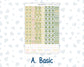 Kit 0280 - 7x9 - Plum Paper Daily - Weekly Kit - Half Past Six In August