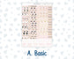 Kit 0297 - 7x9 - Plum Paper Daily - Weekly Kit - October - Pink Spell