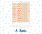 Kit 0228 - 7x9 - Plum Paper Daily - Weekly Kit - August - Just Peachy