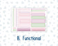 Kit 0253 - 7x9 - Plum Paper Daily - Weekly Kit - February - Rosy Daydreams