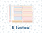 Kit 0270 - 7x9 - Plum Paper Daily - Weekly Kit - June - Beachside Bliss