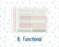 Kit 0244 - 7x9 - Plum Paper Daily - Weekly Kit - December - Santas Village
