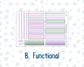 Kit 0263 - 7x9 - Plum Paper Daily - Weekly Kit - April - Lavender Drift