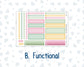 Kit 0267 - 7x9 - Plum Paper Daily - Weekly Kit - May - Flowers For Mama